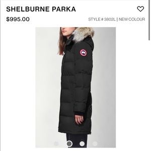 Canada Goose Shelburne parka, size M *MISSING FUR*